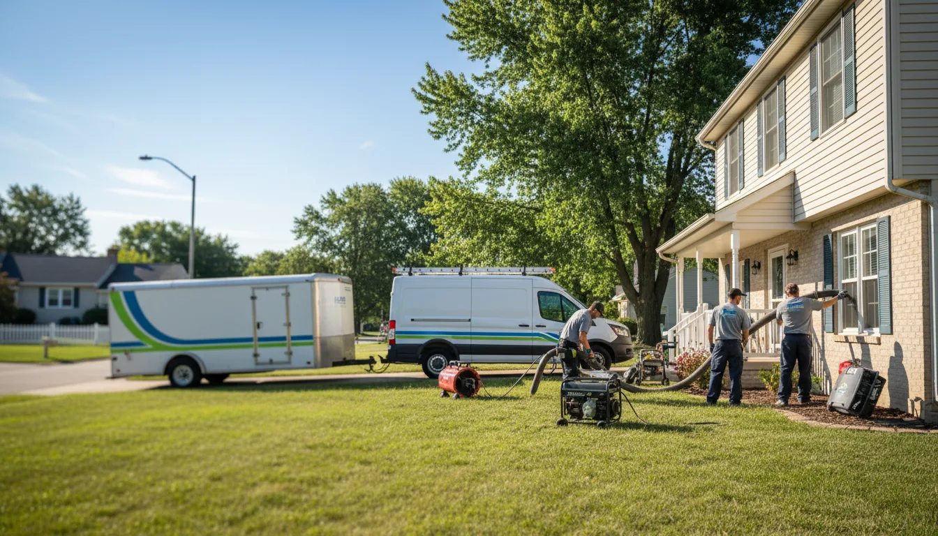 Flooded Basement Restoration And Cleanup With Repair in Hoyt Lakes, MN near me